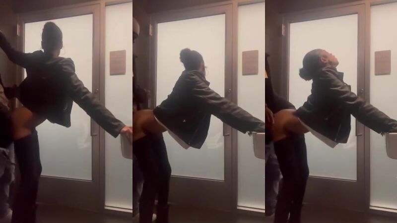 Bathroom beatdown