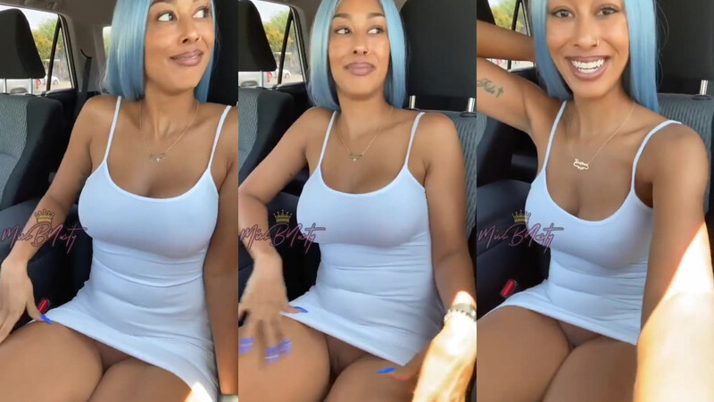 MBN Squirts On The Car Ceiling